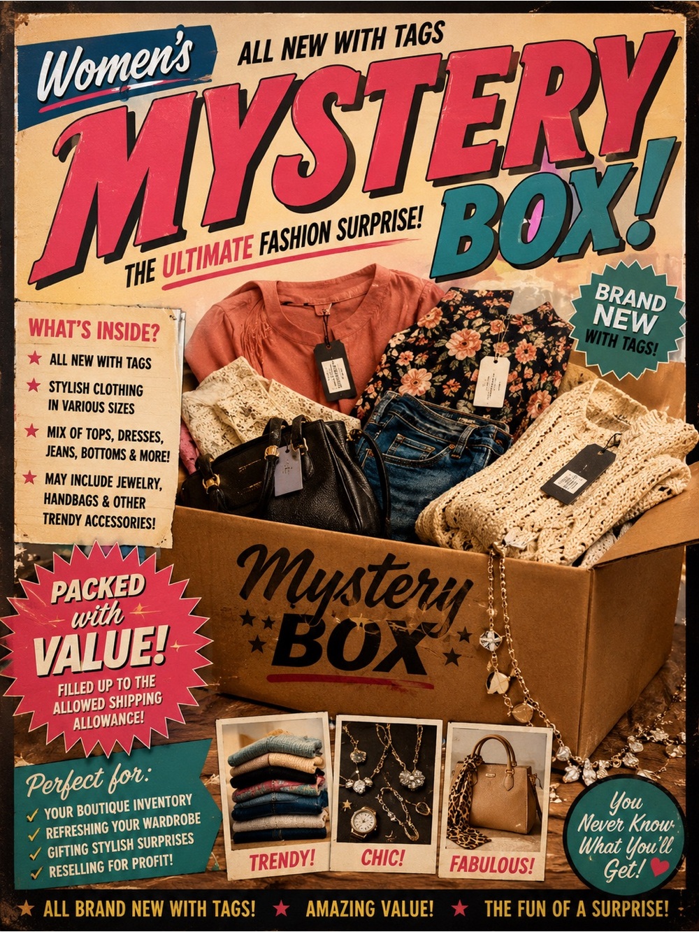 Mystery Box Women's Accessories - Mixed Colors